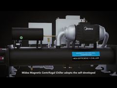 شرح تقنية مبرد المحمل المغناطيسي MagBoost | نظام التدفئة والتهوية وتكييف الهواء (HVAC) المبرد بالماء عالي الكفاءة مع